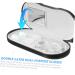 JECOMPRIS Double-Layer Hard Glasses Case & Organizer | Storage Box for Glasses Sunglasses & Contact Lenses - 16x7x5.5cm - Buy Online on GoSupps.com