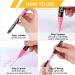 ZODDLE Liquid Chalk Markers - 1mm Extra Fine Tip, 10 Vibrant Colors - Erasable Marker Pen for Blackboards, Chalkboard, Glass, Window, Label - Liquid Chalk-10 - Buy Online on GoSupps.com