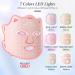 Buy Blue Red LED Light Therapy Mask for Face | 7 Colors At-Home Treatment Pink 011 - Buy Online on GoSupps.com