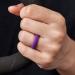 Longbeauty 10 Pack Candy Color Silicone Wedding Bands for Men Women - Black Red Blue Yellow Pink White Green Purple Colorful - Size 11 - Buy Online on GoSupps.com