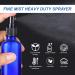 ToKinCen 4x50ml Blue Glass Spray Bottle Set - Fine Mist Atomizer - Empty Pharmacist Bottles for Travel & DIY - Buy Online on GoSupps.com