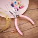 SUNNYCLUE 5.5 Inch Double Nylon Jaw Flat Nose Pliers for DIY Jewelry Making - Pink - Buy Online on GoSupps.com