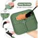 Coomazy Leak Mat for Dogs - 2-Pack Slim Matt with Silicone Spatula & Brush - Slow Feeder Bathing & Fur Care | Green & Yellow - Buy Online on GoSupps.com
