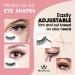 Buy Premium 3D Magnetic Lashes with Eyeliner - Reusable Natural Look Eyelash Kit | 2 Pairs with Tweezers - NATURA B0BJ35LSR7 - Buy Online on GoSupps.com