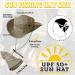 Taeku Buschhut - Men & Women Mesh Boonies Fishing Hat with Chin Strap | Outdoor Anglenhut - Khaki - Buy Online on GoSupps.com