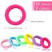 Hanyousheng 100 Pcs Girls Hair Bands - Baby Hair Bobbles for Toddlers - Colorful Soft Ponytail Holders - Seamless Hairbands - Pack of 1 - Buy Online on GoSupps.com