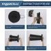KMANDLU Upgraded Folding Camping Stool with Seat Cushion - Lightweight & Portable Telescoping Stool for Camping, Fishing, Hiking, Travel - Adjustable Plastic Stool - Max Load 405 lbs - Black - Buy Online on GoSupps.com