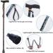 Foldable Walking Cane Portable Hand Walking Stic Walking Cane with Smooth Wood Handle Adjustable Walking Cane Folding Cane for Men & Women Collapsible Canes for Seniors Adjustable Cane Blue - Buy Online on GoSupps.com