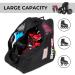 Adjustable Roller Skate Bag for Kids and Adults | Holds Inline Skates, Roller Skates, and Knee Pads | Black - Buy Online on GoSupps.com
