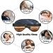 Elk in The Meadow Eye Mask - Soft Adjustable Sleep Mask for Men & Women | Comfortable Nighttime Eye Cover in Black - Buy Online on GoSupps.com
