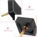 LIFKOME High Heel Replacement Tips - 2 Pairs Square Heel Repair Caps for Women - Black Shoe Repair Accessories 1.80x1.70 CM - Buy Online on GoSupps.com
