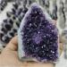 Amethyst Rough Stone Dark Purple Amethyst Crystal Cluster Geode Free Standing Specimen Decor Full of Texture (Size : 400-600g)