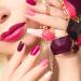 DANNEASY Solid Color Nail Polish Strips - 24 Adhesive Nail Stickers for Women with Nail File & Cuticle Stick - Buy Online on GoSupps.com