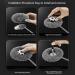 Metal Scrubber Dish Scrub Brush - Multipurpose Dish Brush with Handle | Drill Brush Power Scrubber | Pot Pan Sink Cleaning Pot Pan Sink Cleaning for Bathroom Kitchen Wall Oven Dish Tile Tub Floor (approx.)33*8cm. - Buy Online on GoSupps.com