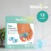 Welnove Toe Separators with 2 Loops - Pack of 12 Soft Gel Bunion Correctors - Big Toe Spacer for Bunion Pain and Overlapping Toe - Blue - Buy Online on GoSupps.com
