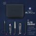 Ben Sherman Men's Travel Nail Clippers Set - 5-Piece Grooming Kit with Scissors, Tweezers, and Leather Case - Buy Online on GoSupps.com