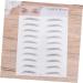  HONMEET 2Pcs Eyebrow Stickers 3d Eyebrow Stencils Makeup Eyebrow Grooming Shaping Eyebrow Stickers False Eyebrow Female Eyebrow Size Model - Buy Online on GoSupps.com