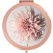 YCKMD Pink Flower Folding Pocket Mirror - 2X & 1x Magnification, Compact Double-Sided Beauty Makeup Mirror for Purse and Handbag - Buy Online on GoSupps.com