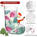 Ffexs Strawberry Velvet Christmas Socks | Festive New Year Socks - One Size with Palm Leaf Design - Buy Online on GoSupps.com