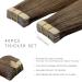 Buy Salife Tape Extensions - 40PCS Real Hair 120g 65cm Sand Brown to Platinum Blonde - Invisible Tape In Seidig Extensions - Buy Online on GoSupps.com