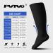 Plus Size Compression Sock For Men and Women: Graduated Compression Stockings for Support Flight Travel Running Pregnancy Sports Edema Nurses Athletic 20-30 mmHg 1Pairs Black 4XL - Buy Online on GoSupps.com