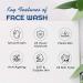 NutriGlow Advanced Organics Derma Repair Face Wash - Revitalize Brighten & Smooth Skin | 100ml Almond - Buy Online on GoSupps.com