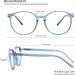 LAMBBAA Vintage Round Progressive Multifocal Presbyopic Photochromic Gray Sunglasses +0.00/+1.00 - Buy Online on GoSupps.com