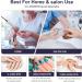 FRUJCDKI Electric Nail Drill Kit Nail Drill Kit Portable Rechargeable 45000RPM for Acrylic Nails Gel Nails Manicure Pedicure Polishing Shape Tools (reactionary fig) White Light - Buy Online on GoSupps.com