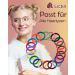 Lictin Black Elastic Hair Ties - 100 Colorful Hair Bands for Girls & Women | Best Hairstyles Accessories - Buy Online on GoSupps.com