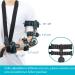 Hinged ROM Elbow Brace with Hand Grip | Post-Op Support & Sling Stabilizer for Arm Injury Recovery | Fracture Rehabilitation - Left Arm - Buy Online on GoSupps.com