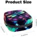 Anna Cowper Neon Flower Portable Period Pocket - Stylish Menstrual Cup & Tampon Bag for Women and Teens - Multicolored Bandage Storage Holder - Buy Online on GoSupps.com