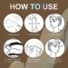 Waterproof Eyebrow Stamp Stencil Kit with 10 Reusable Stencils - Dark Brown - Buy Online on GoSupps.com