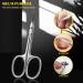 Professional Grade FVION Curved Cuticle Scissors for Men and Women - Extra Fine Stainless Steel Manicure Scissors with Precise Pointed Tip - Buy Online on GoSupps.com