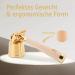 ANYMALE Safety Razor with Maple Wood Handle | Plastic-Free Ladies Razor Set with Stand & 5 ASTRA Blades - Eco-Friendly Shaving Solution - Buy Online on GoSupps.com