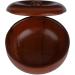 Jengaoo Wooden Shaving Bowl with Lid - Men's Shaving Foam Bowl Gift | 9.7 cm x 5.3 cm | International Shipping - Buy Online on GoSupps.com