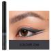 Coloured Eyeliner Matte Liquid Eyeliner White Eyeliner Long-Lasting Waterproof Liquid Eye Liner Highly-Pigmented Colourful Eyeliner for Eye Makeup Tools Black Purple Brown (Darkgrey-20)