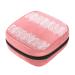 White tip vintage Elegant trim sanitary napkins storage bagsurable period bag for women teen girls girls menstrual cup bags sitting