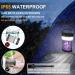 Mosquito Killer lamp Portable Bug Zapper Light Bulbs & Waterproof Camping Lantern 1800mAh Battery USB and Solar Rechargable LED Insect & Fly Killer for Outdoor Home Bedroom Backyard Patio Black - Buy Online on GoSupps.com