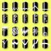 1275 Pieces 49 Designs Nail Art Stencils French Tip Guides Stickers Form Fringe Guides Vinyl 36 Sheets - Buy Online on GoSupps.com