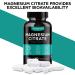 Magnesium Citrate 400mg Capsules - 180 Count | Non-GMO Natural Sleep & Relax Supplement | Made in USA - Buy Online on GoSupps.com