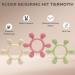 Caja Bei ring Baby - Silicone Teething Toy & Dental Aid | BPA-Free Bite Ring for Babies | Rowing Animal Design - Deep Pink - Buy Online on GoSupps.com