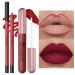 12Pcs Red Nude Matte Lipstick & Liner Set | Waterproof Non-Stick Cup Makeup Gift for Perfect Lips - Buy Online on GoSupps.com