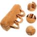FRCOLOR Palm Finger Splitter & Thumb Protector - Anti Ulcer Hand Cushion & Finger Exerciser - Light Brown 14x5x5cm for Elderly - Buy Online on GoSupps.com