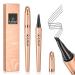 Housn eyebrow pencil eyebrow pencil with fork tip wiped-resistant waterproof liquid eyebrow pencil quickly drying and durable building a high-natural make-up (03# gray) Gery03