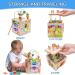 Shop Montessori Motor Cube Toys for 1-3 Year Olds | Activity Cubes for Babies 12-18 Months | Perfect Gift for Boys & Girls | Wooden Motor Skills Toys (Pink) - Buy Online on GoSupps.com
