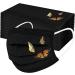 Butterfly Face Shield 50pcs Disposable Mouth Cover Breathable 3 Layer Dust Face Bandanas for Adult Men & Women A One Size - Buy Online on GoSupps.com