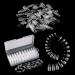 Buy AIMeili 432pcs Transparent Fake Nails - 12 Sizes Short Coffee Artificial Nail Tips for Acrylic & UV Gel Nail Art - Perfect for DIY Nail Designs - Buy Online on GoSupps.com