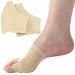 Hallux Valgus correction hallux valgus rail bale toe correction bunion corrector hallux valgus bandage bale pad hallux rail 1 pair built-in silicone wing dampers and toe splinters beige