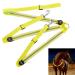 Dowoa LED horse harness horse harness horses chest strap Robust and comfortable safety equipment Best visibility when riding for visible horse (yellow-1)