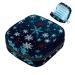 Muoooum merry Christmas sanitary napkin storage bag menstrual pad bag pocket portable menstrual cup pocket with zip for teenagers girls women color 3 1 count (pack of